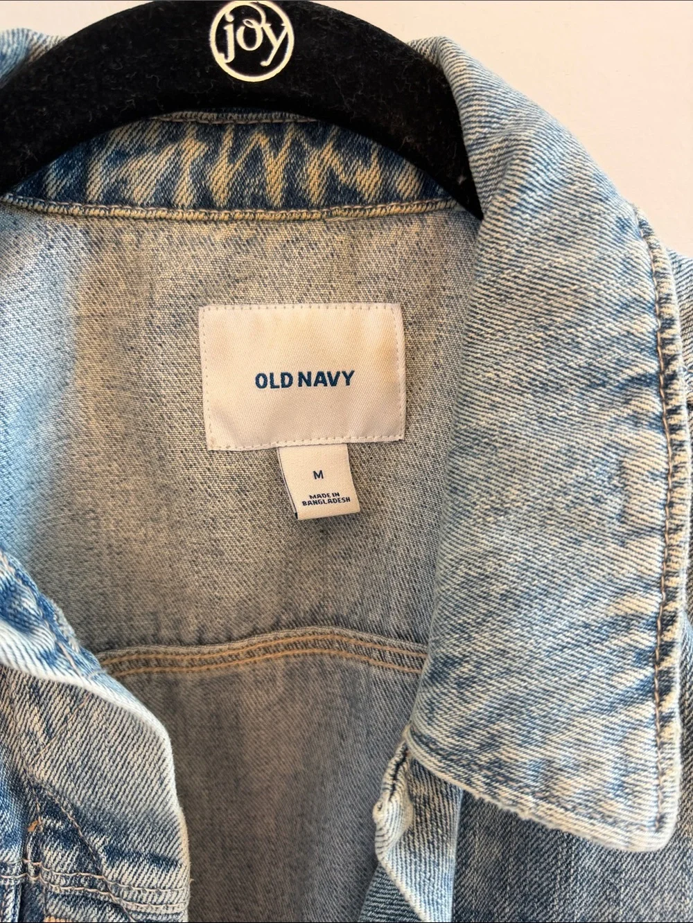 Old Navy Light Blue Distressed Denim Jacket